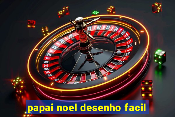 papai noel desenho facil